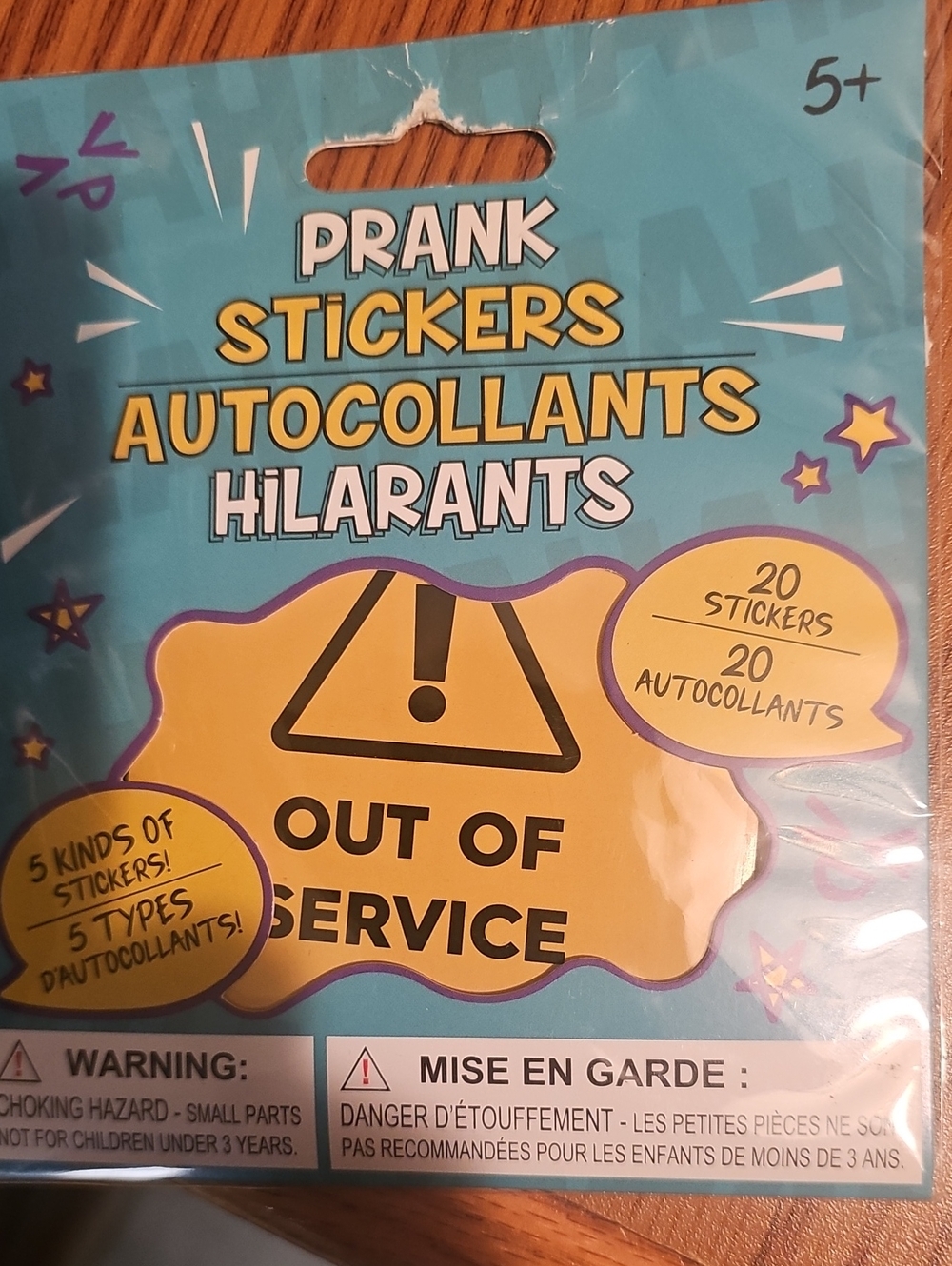 Prank Stickers - NWT